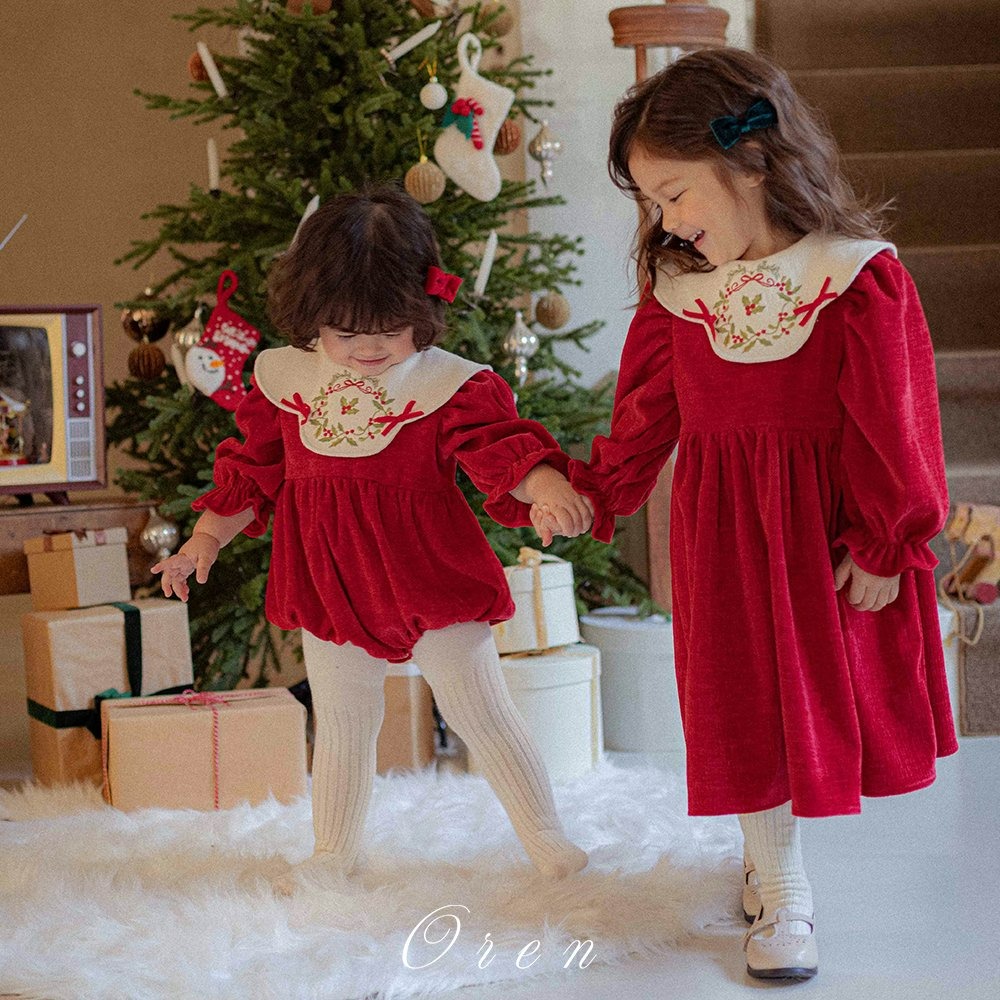 OREN 洋裝 (聖誕) 오렌 캐롤 원피스 (크리스마스)-細節圖3