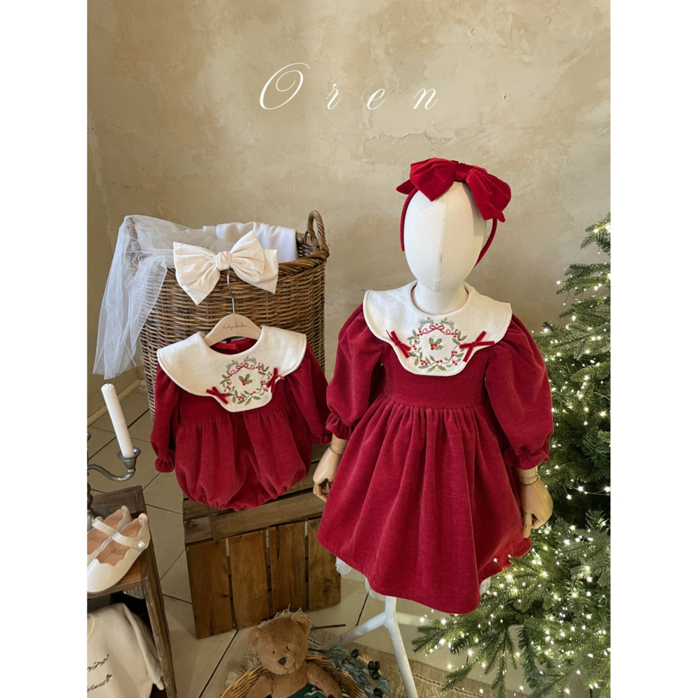 OREN 洋裝 (聖誕) 오렌 캐롤 원피스 (크리스마스)-細節圖10