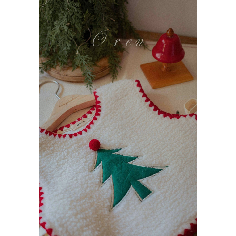 OREN 背心 (聖誕) 오렌 트리 보아 멜로 조끼  (크리스마스)-細節圖6