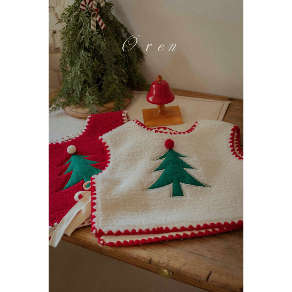 OREN 背心 (聖誕) 오렌 트리 보아 멜로 조끼  (크리스마스)-細節圖8