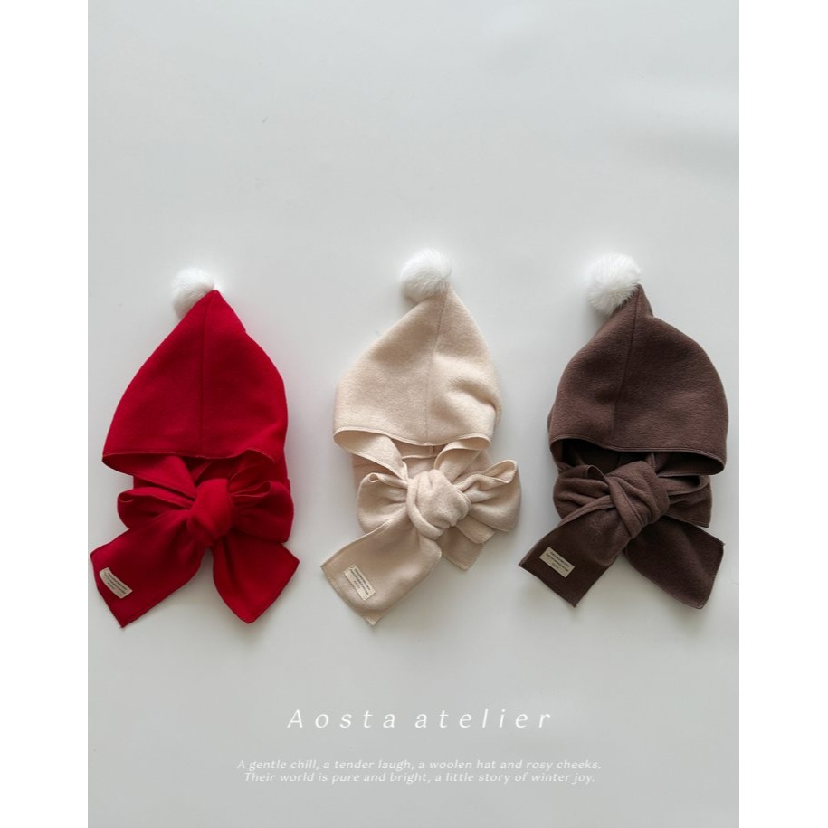 Aosta 圍巾 聖誕 아오스타 윈터꼬깔머플러-細節圖2