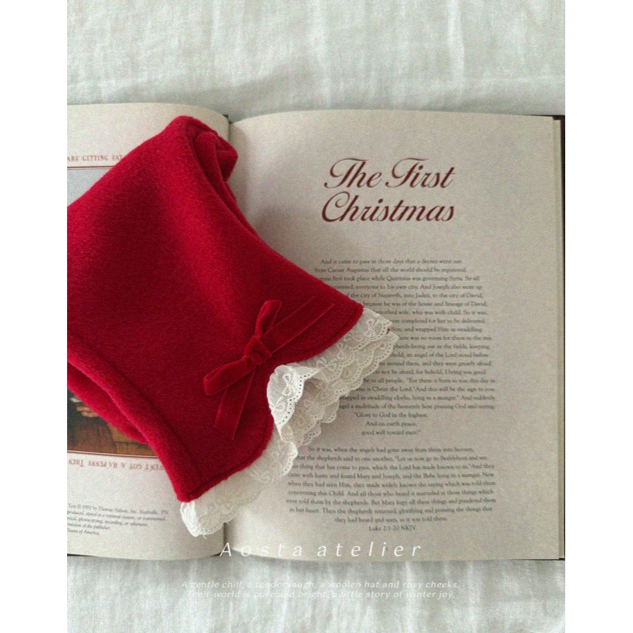 Aosta 褲子 聖誕 아오스타 윈터리본바지-細節圖5