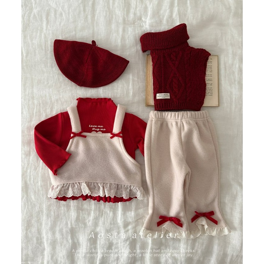 Aosta 褲子 聖誕 아오스타 윈터리본바지-細節圖9