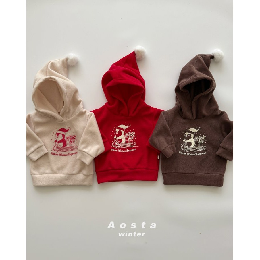 Aosta 上衣 聖誕 아오스타 윈터펭귄후드-細節圖2