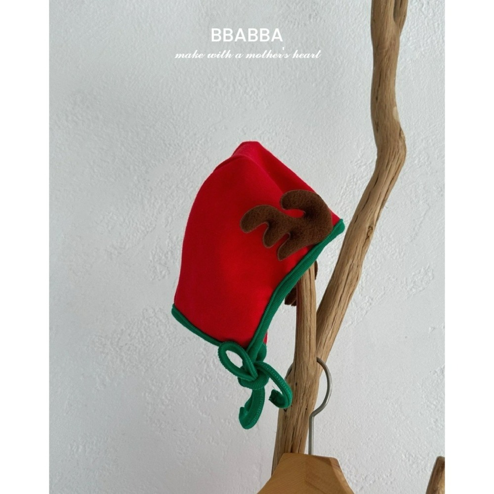 BBABBA 帽子 빠빠 사슴뿔보넷 聖誕 크리스마스-細節圖4