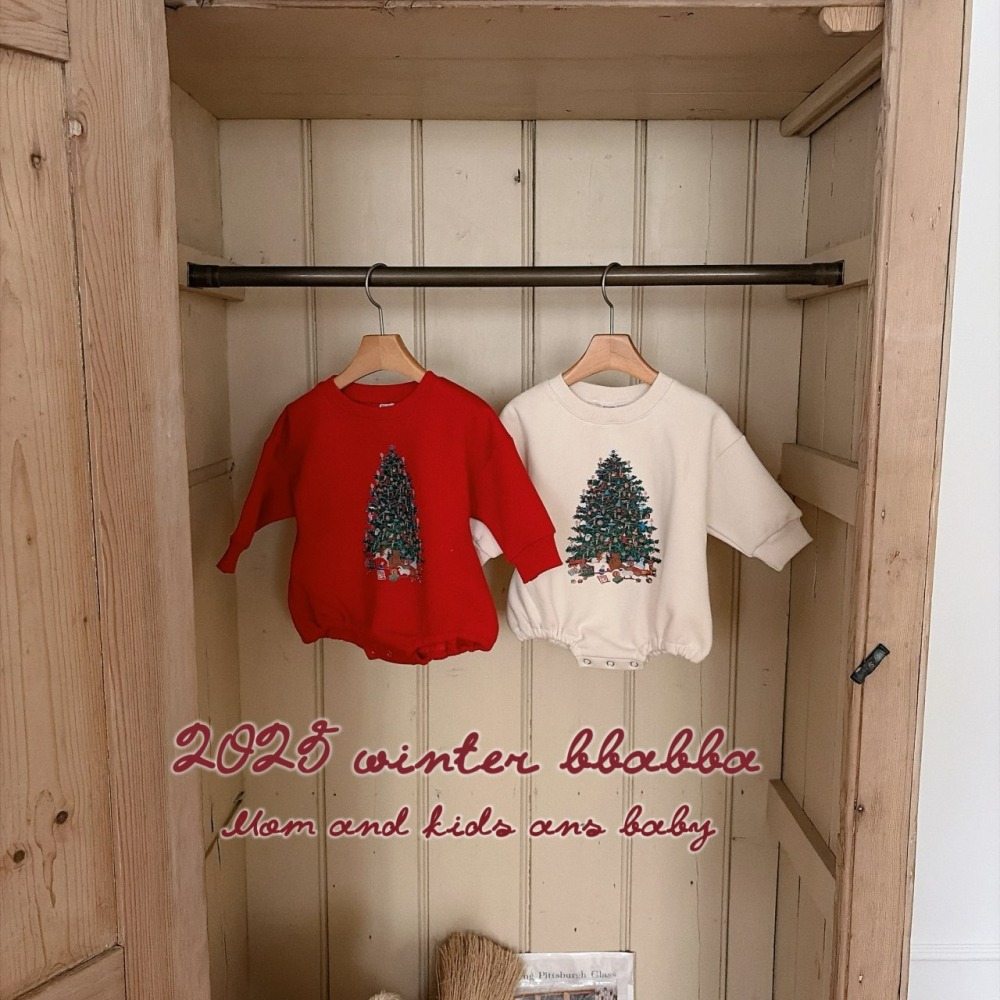 BBABBA 包屁衣 빠빠 캐롤기모슈트 聖誕 크리스마스-細節圖2