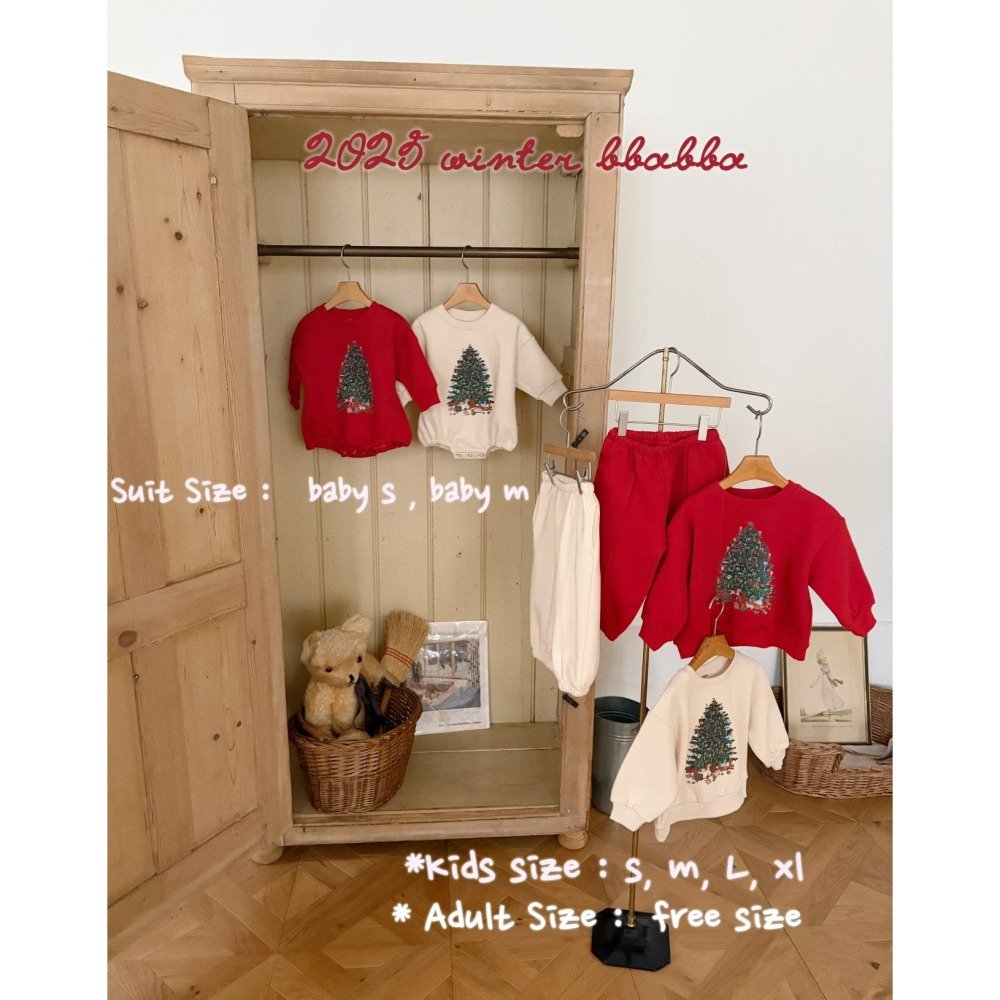 BBABBA 包屁衣 빠빠 캐롤기모슈트 聖誕 크리스마스-細節圖3