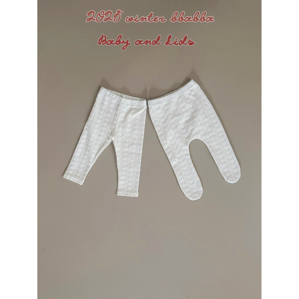 BBABBA 內搭褲 빠빠 하트니트레깅스-細節圖3