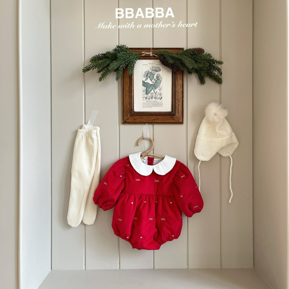 BBABBA 包屁衣 빠빠 홀리데이자수슈트 聖誕 크리스마스-細節圖7