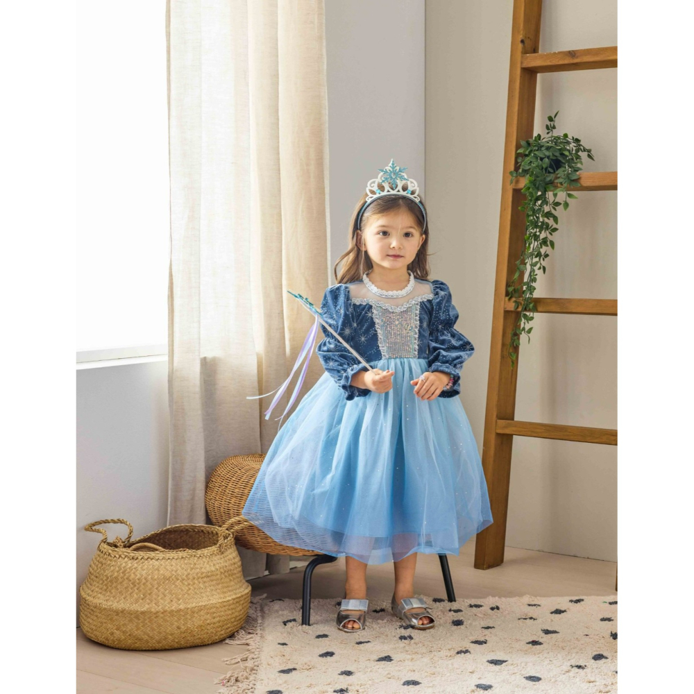 Minirecipe 洋裝 미니레시피 25겨울여왕벨벳드레스 聖誕 크리스마스-細節圖2