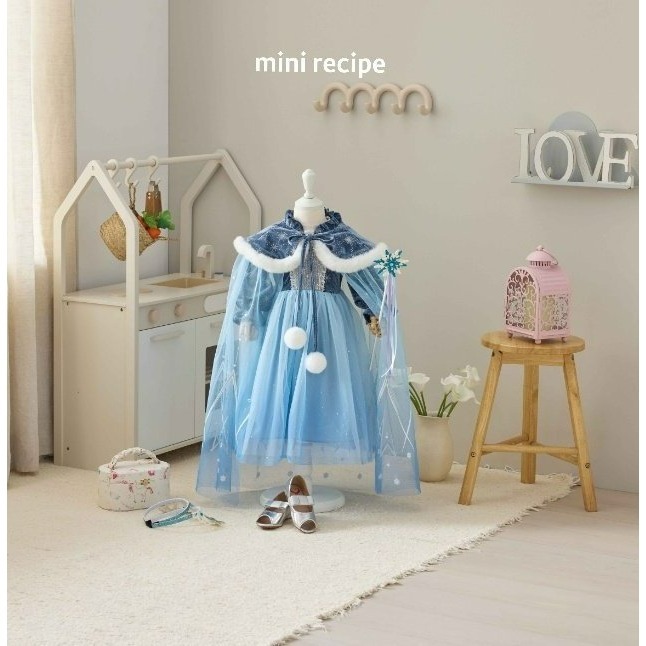 Minirecipe 斗篷 미니레시피 25겨울여왕케이프 聖誕 크리스마스-細節圖2