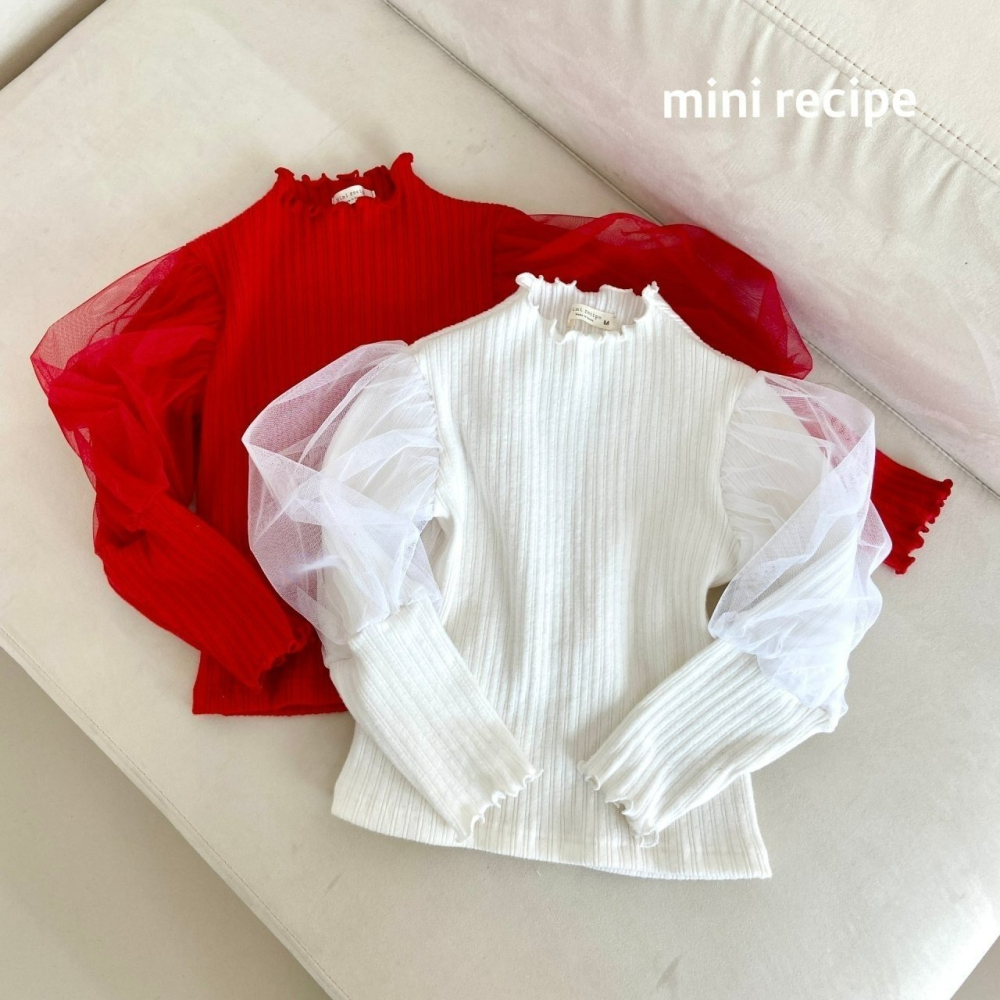Minirecipe 上衣 미니레시피 25메리샤골지티 聖誕 크리스마스-細節圖2