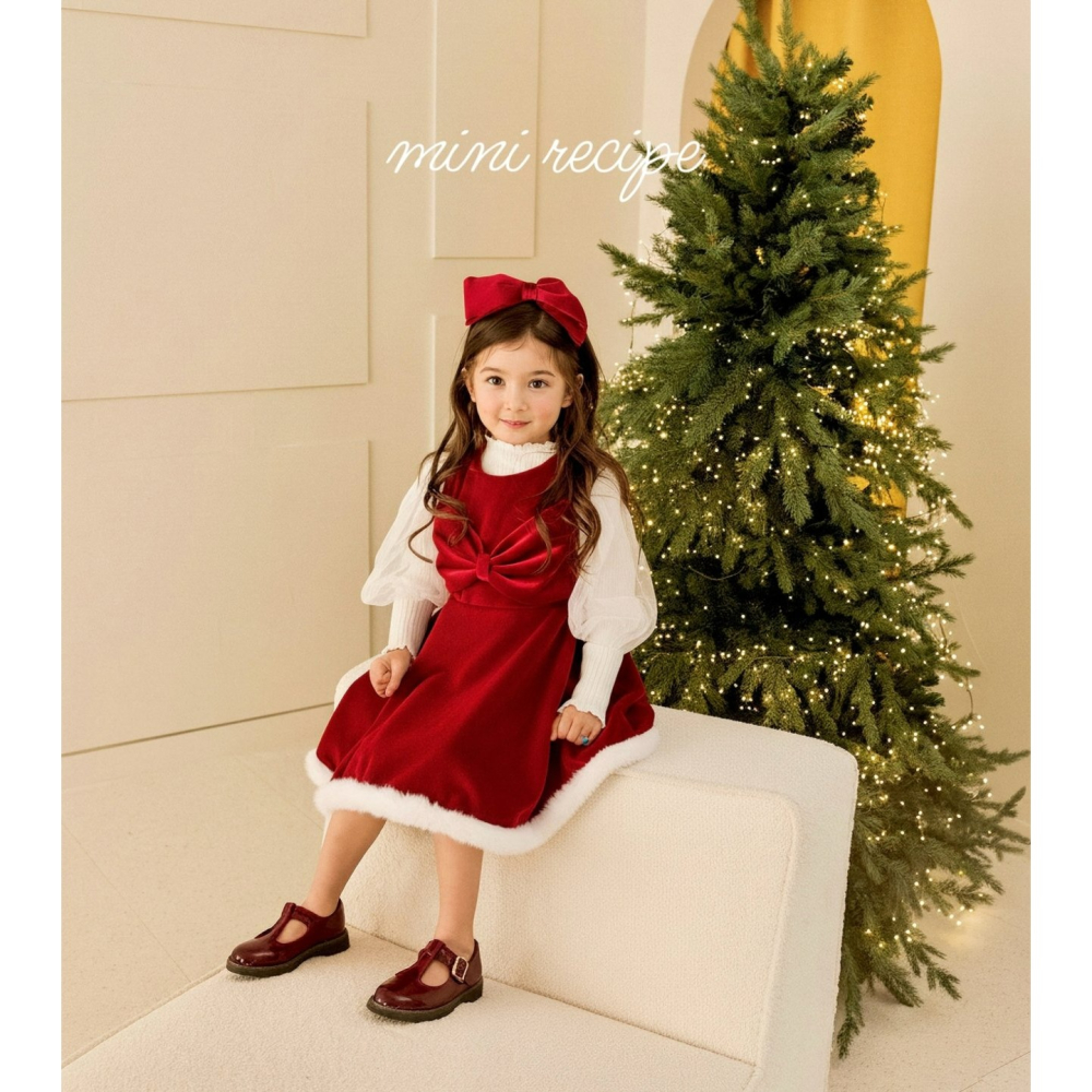 Minirecipe 上衣 미니레시피 25메리샤골지티 聖誕 크리스마스-細節圖4