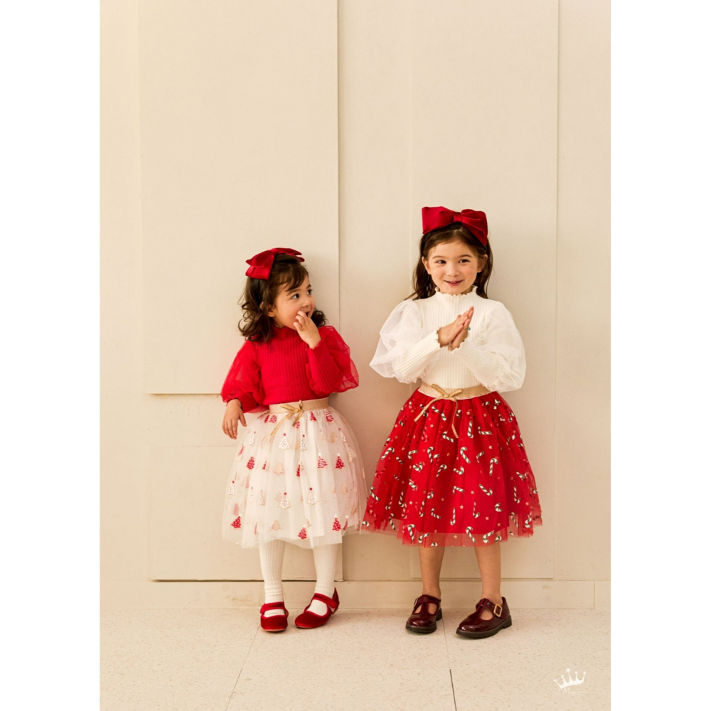 Minirecipe 上衣 미니레시피 25메리샤골지티 聖誕 크리스마스-細節圖8