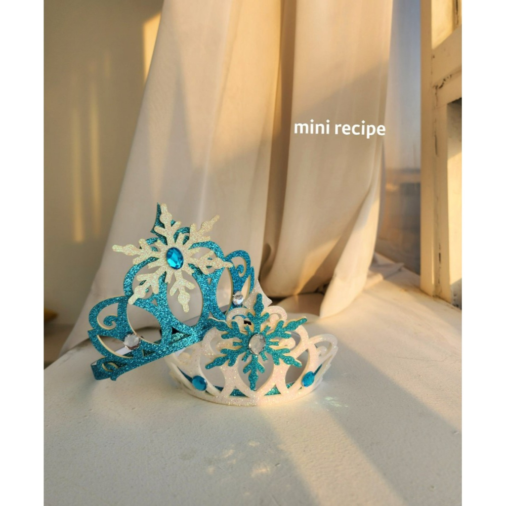 Minirecipe 上衣 미니레시피 겨울여왕크라운 聖誕 크리스마스-細節圖2