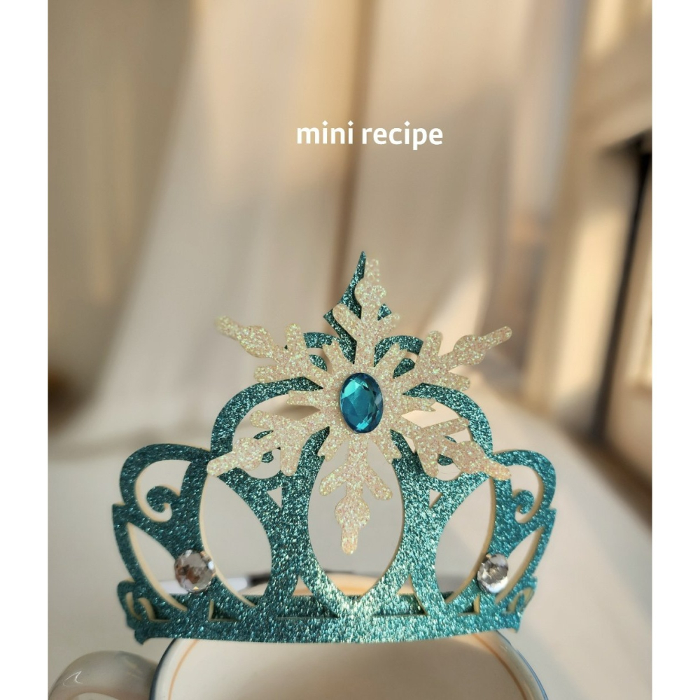 Minirecipe 上衣 미니레시피 겨울여왕크라운 聖誕 크리스마스-細節圖3