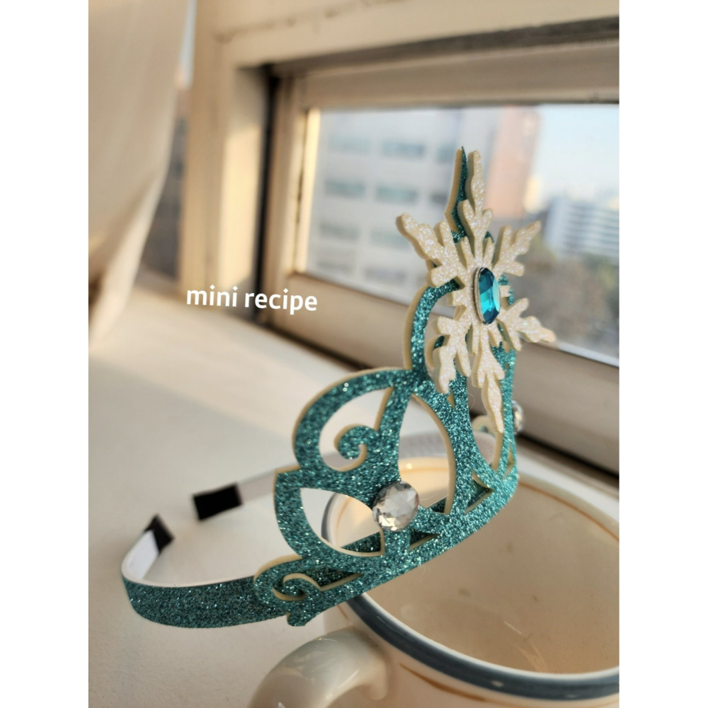 Minirecipe 上衣 미니레시피 겨울여왕크라운 聖誕 크리스마스-細節圖4