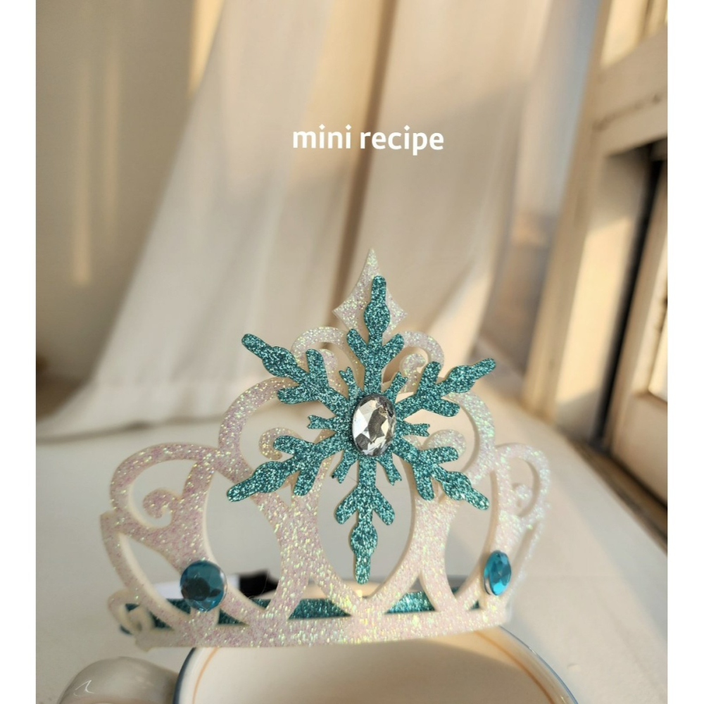 Minirecipe 上衣 미니레시피 겨울여왕크라운 聖誕 크리스마스-細節圖5