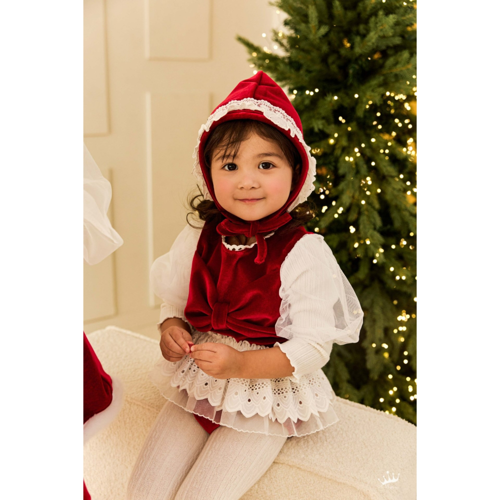 Minirecipe 裙子 미니레시피 메리레이스스커트 聖誕 크리스마스-細節圖4