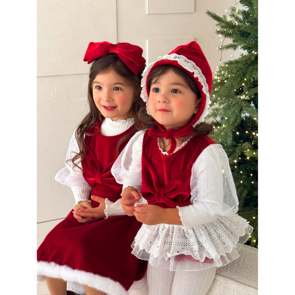 Minirecipe 裙子 미니레시피 메리레이스스커트 聖誕 크리스마스-細節圖5