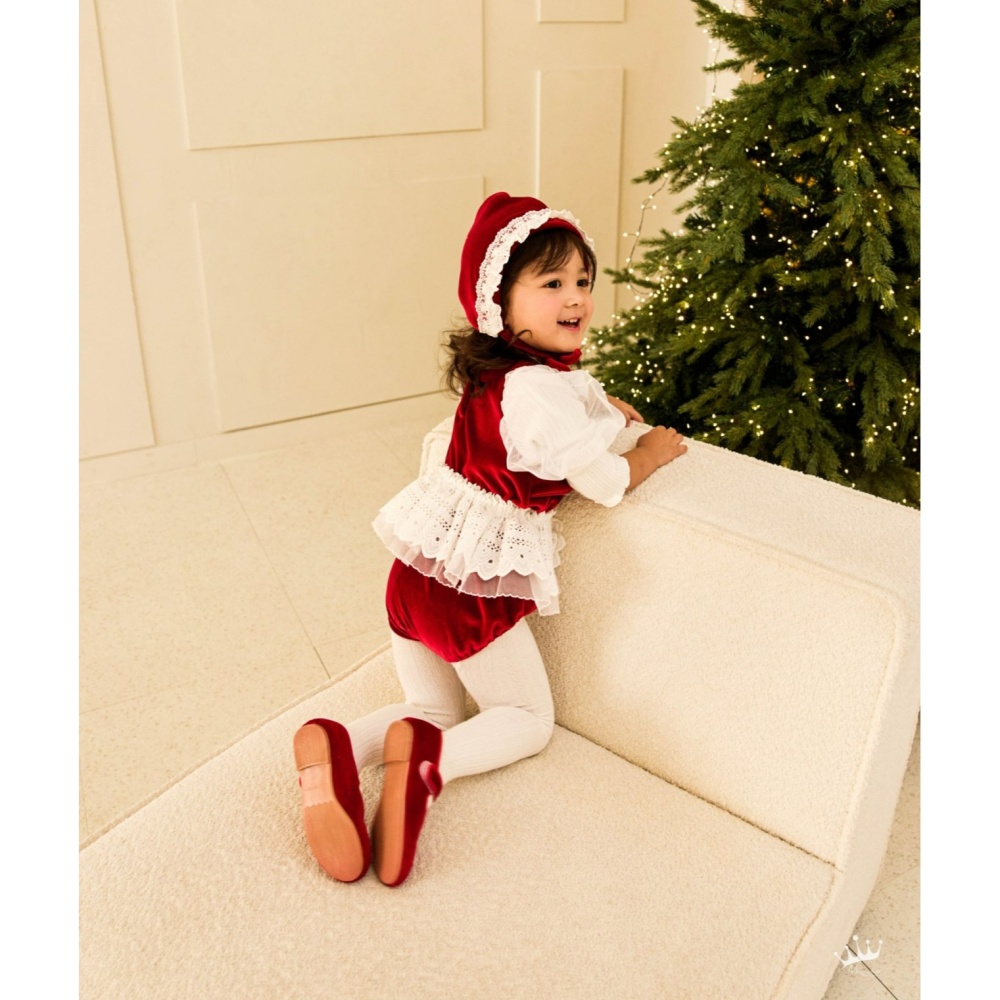 Minirecipe 裙子 미니레시피 메리레이스스커트 聖誕 크리스마스-細節圖8