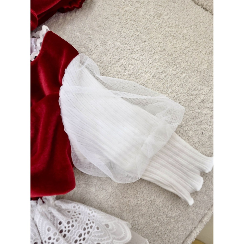 Minirecipe 包屁衣 미니레시피 메리빅리본슈트 聖誕 크리스마스-細節圖7