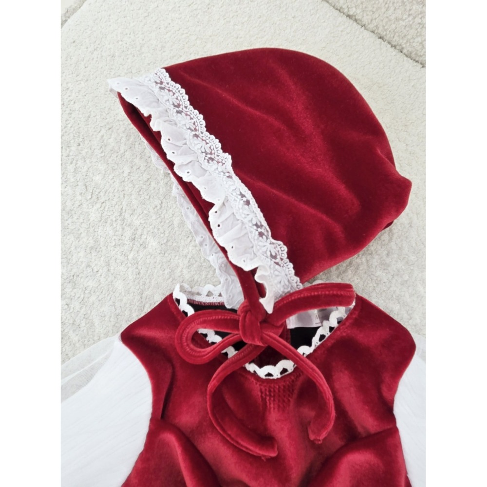 Minirecipe 包屁衣 미니레시피 메리빅리본슈트 聖誕 크리스마스-細節圖8