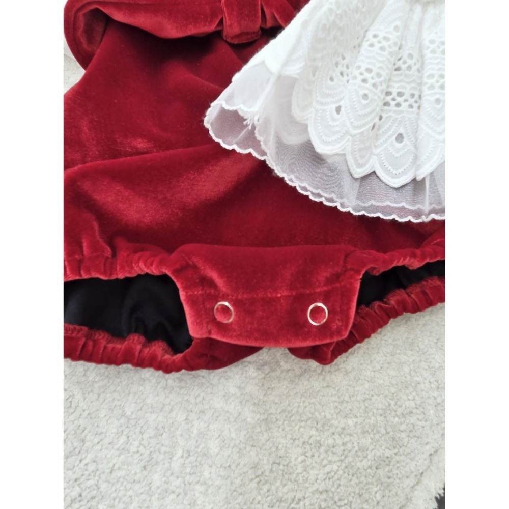 Minirecipe 包屁衣 미니레시피 메리빅리본슈트 聖誕 크리스마스-細節圖9