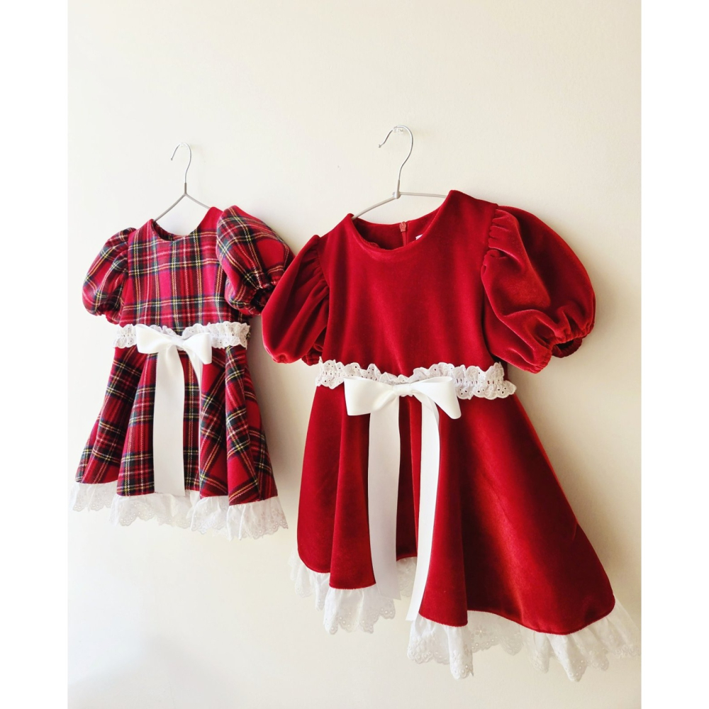 Minirecipe 洋裝 미니레시피 미미레드벨벳원피스 聖誕 크리스마스-細節圖11