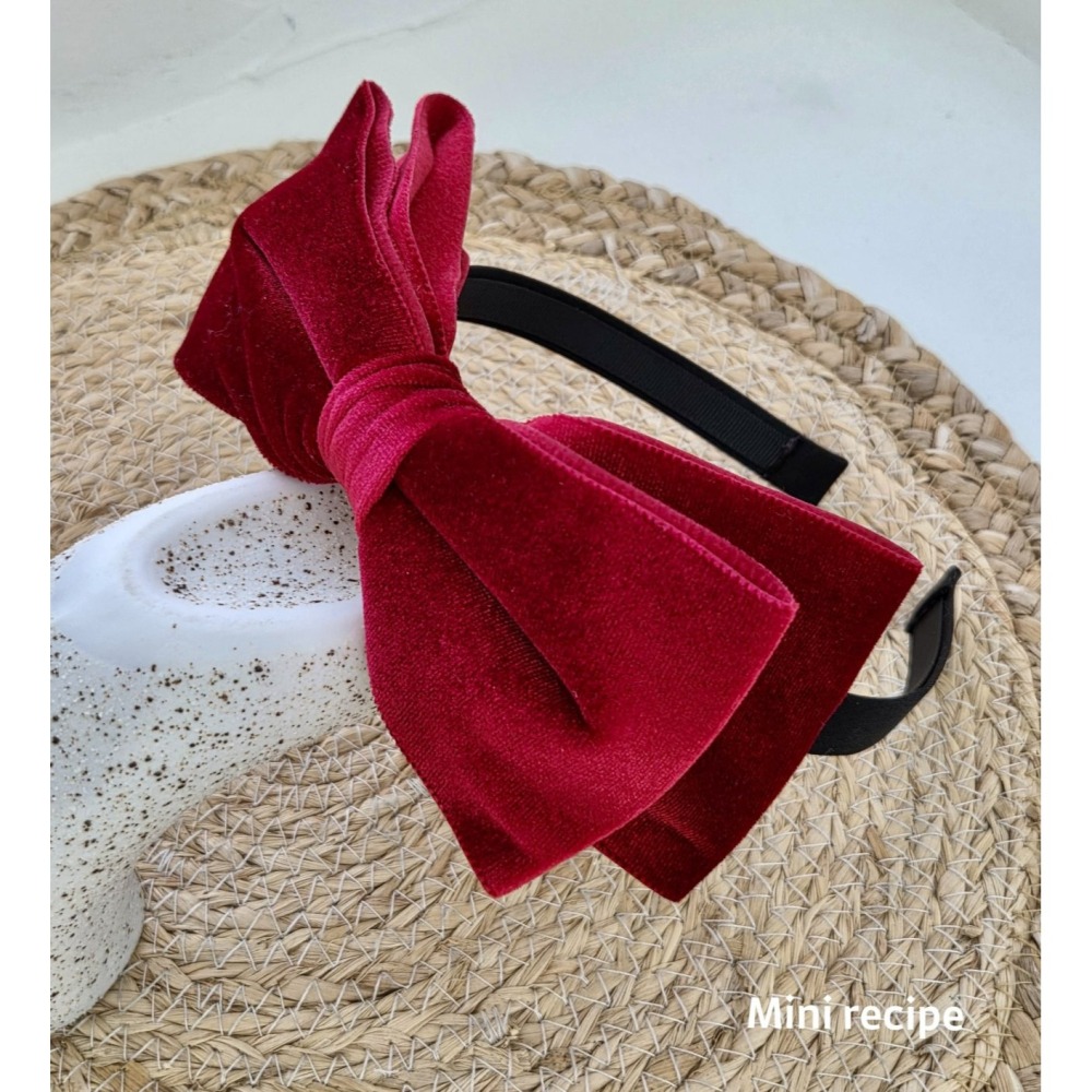 Minirecipe 髮箍 미니레시피 미미헤어밴드 聖誕/크리스마스-細節圖3