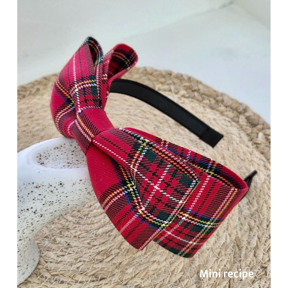 Minirecipe 髮箍 미니레시피 미미헤어밴드 聖誕/크리스마스-細節圖4