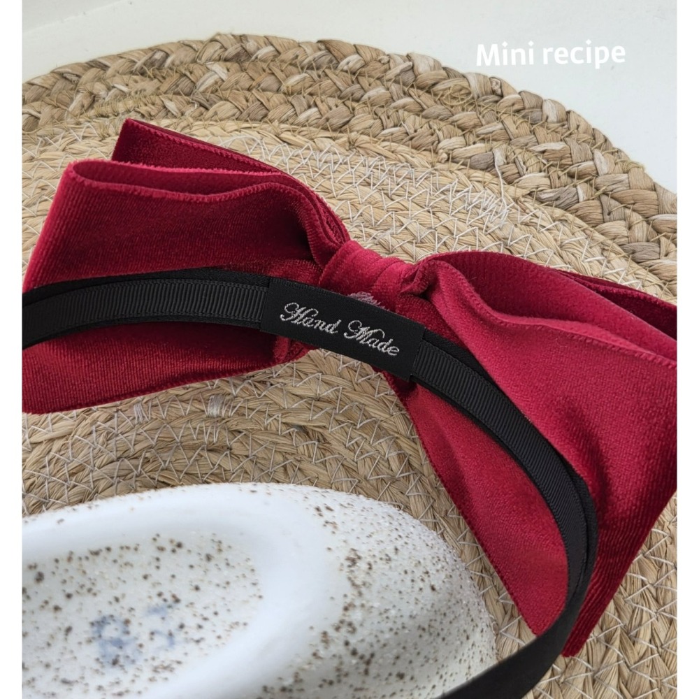 Minirecipe 髮箍 미니레시피 미미헤어밴드 聖誕/크리스마스-細節圖5