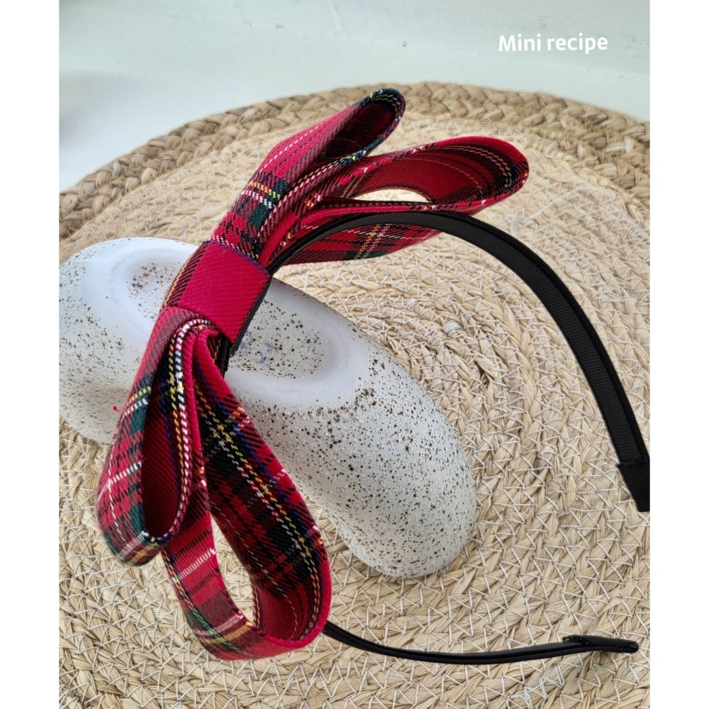 Minirecipe 髮箍 미니레시피 미미헤어밴드 聖誕/크리스마스-細節圖6