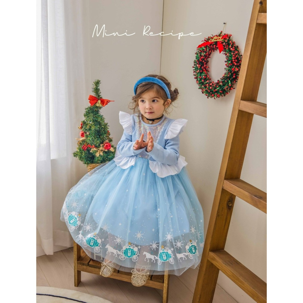 Minirecipe 洋裝 미니레시피 신데렐라드레스 聖誕 크리스마스-細節圖2