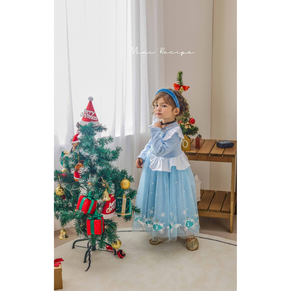 Minirecipe 洋裝 미니레시피 신데렐라드레스 聖誕 크리스마스-細節圖5
