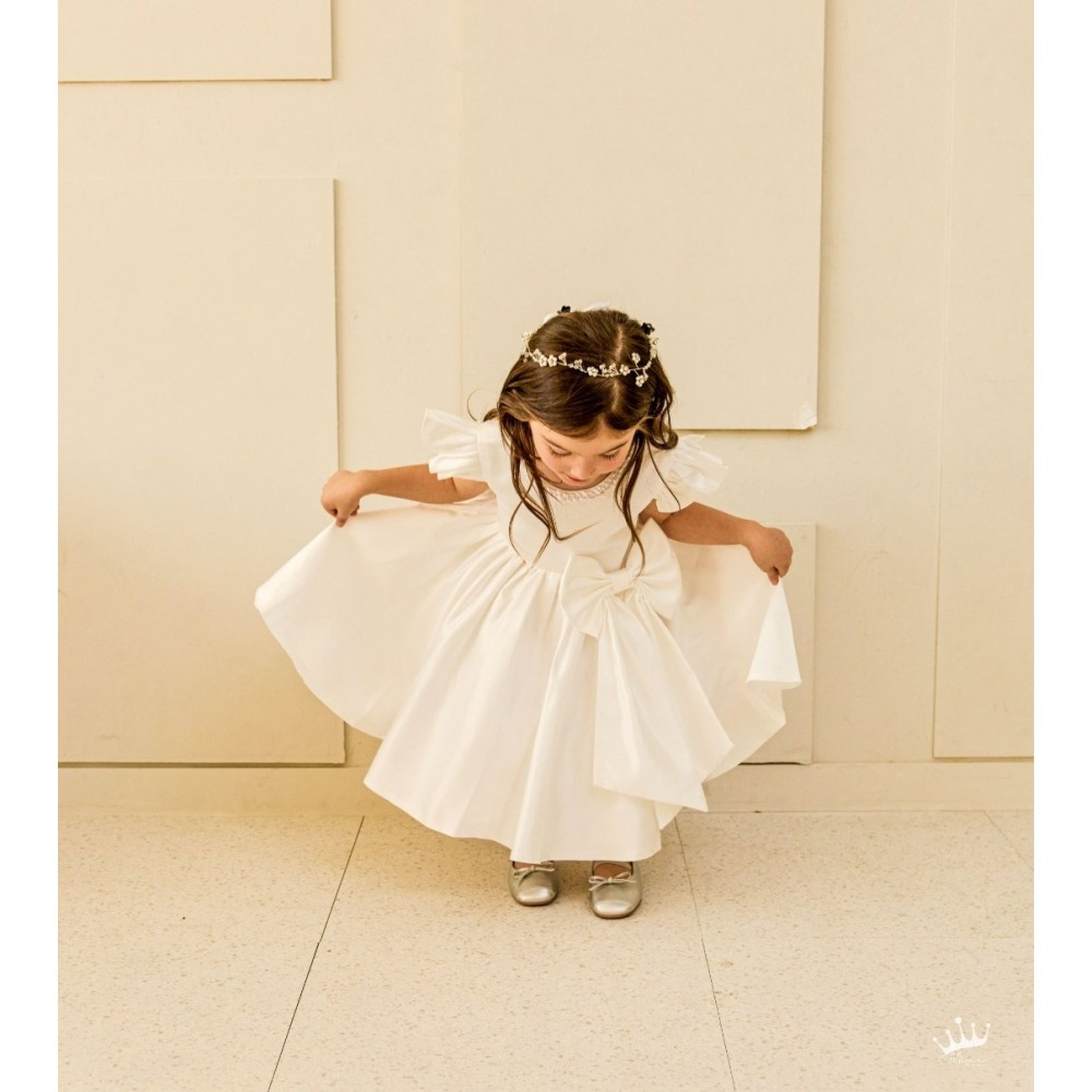 Minirecipe 洋裝 미니레시피 진주새틴드레스 聖誕 크리스마스-細節圖6