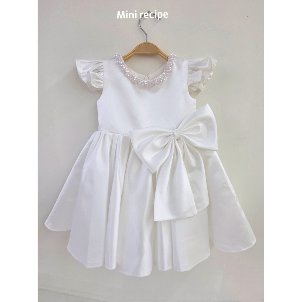 Minirecipe 洋裝 미니레시피 진주새틴드레스 聖誕 크리스마스-細節圖8