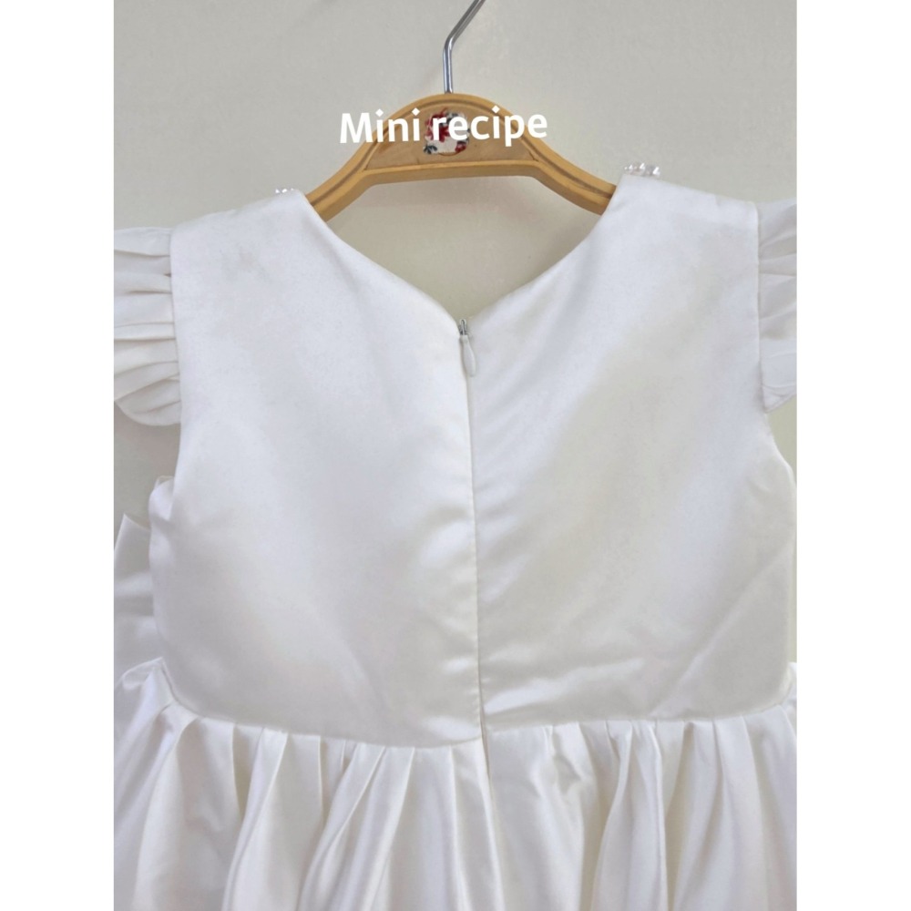 Minirecipe 洋裝 미니레시피 진주새틴드레스 聖誕 크리스마스-細節圖10