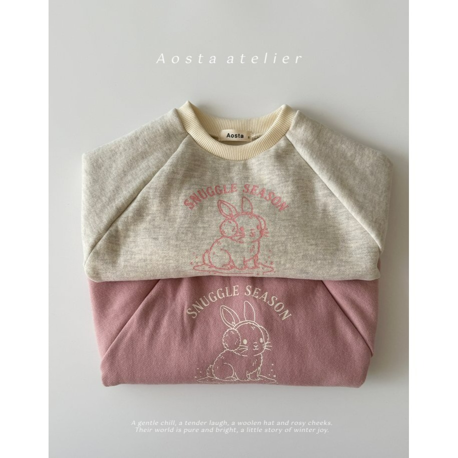 Aosta 上衣 아오스타 비비래빗맨투맨-細節圖2