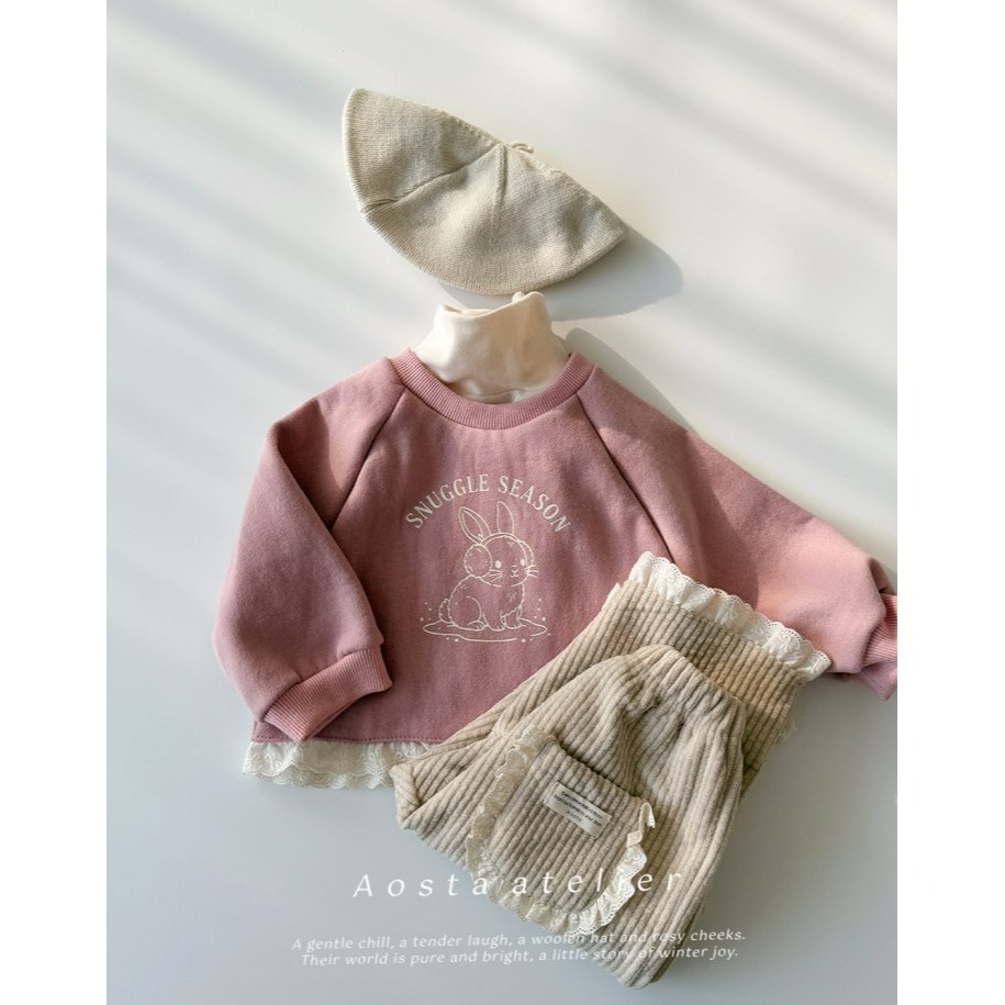 Aosta 上衣 아오스타 비비래빗맨투맨-細節圖3