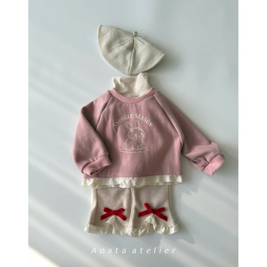 Aosta 上衣 아오스타 비비래빗맨투맨-細節圖5