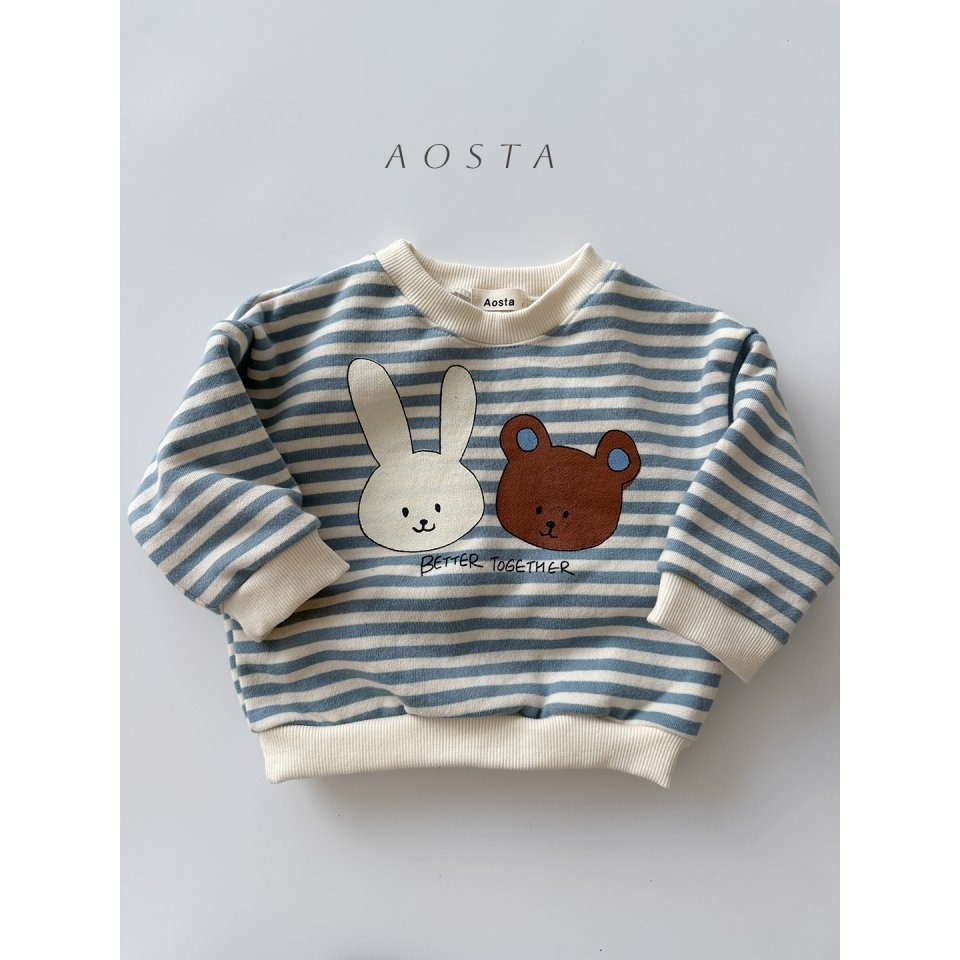 Aosta 上衣 아오스타 곰곰토토맨투맨-細節圖5