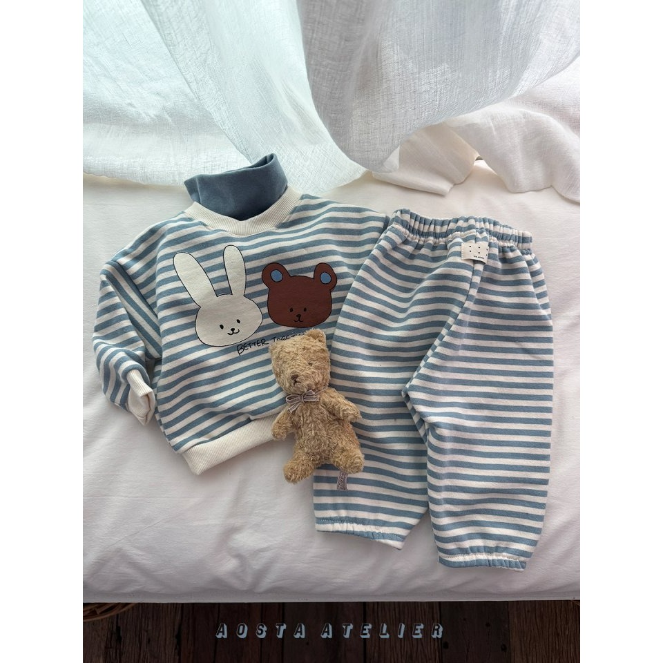 Aosta 上衣 아오스타 곰곰토토맨투맨-細節圖6