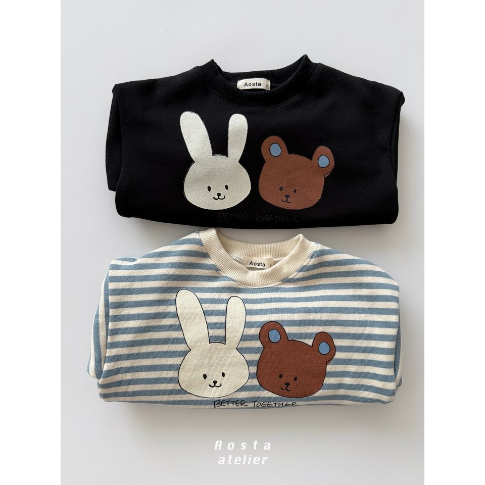 Aosta 上衣 아오스타 곰곰토토맨투맨-細節圖7