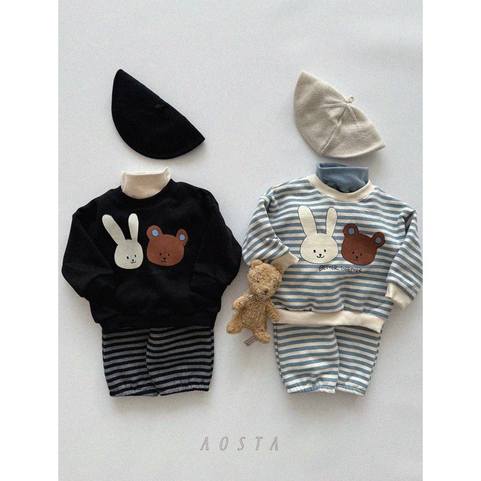 Aosta 上衣 아오스타 곰곰토토맨투맨-細節圖8