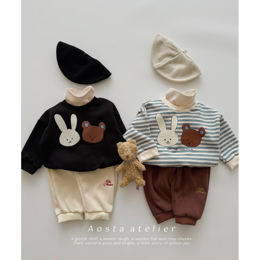 Aosta 上衣 아오스타 곰곰토토맨투맨-細節圖9