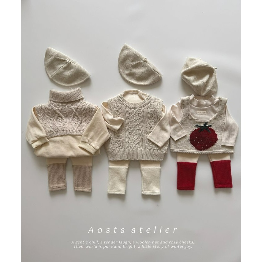 Aosta 圍巾 아오스타 니트넥워머-細節圖5