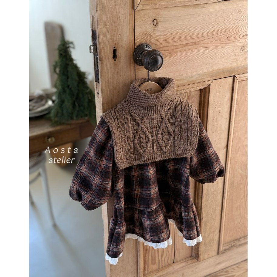 Aosta 圍巾 아오스타 니트넥워머-細節圖8