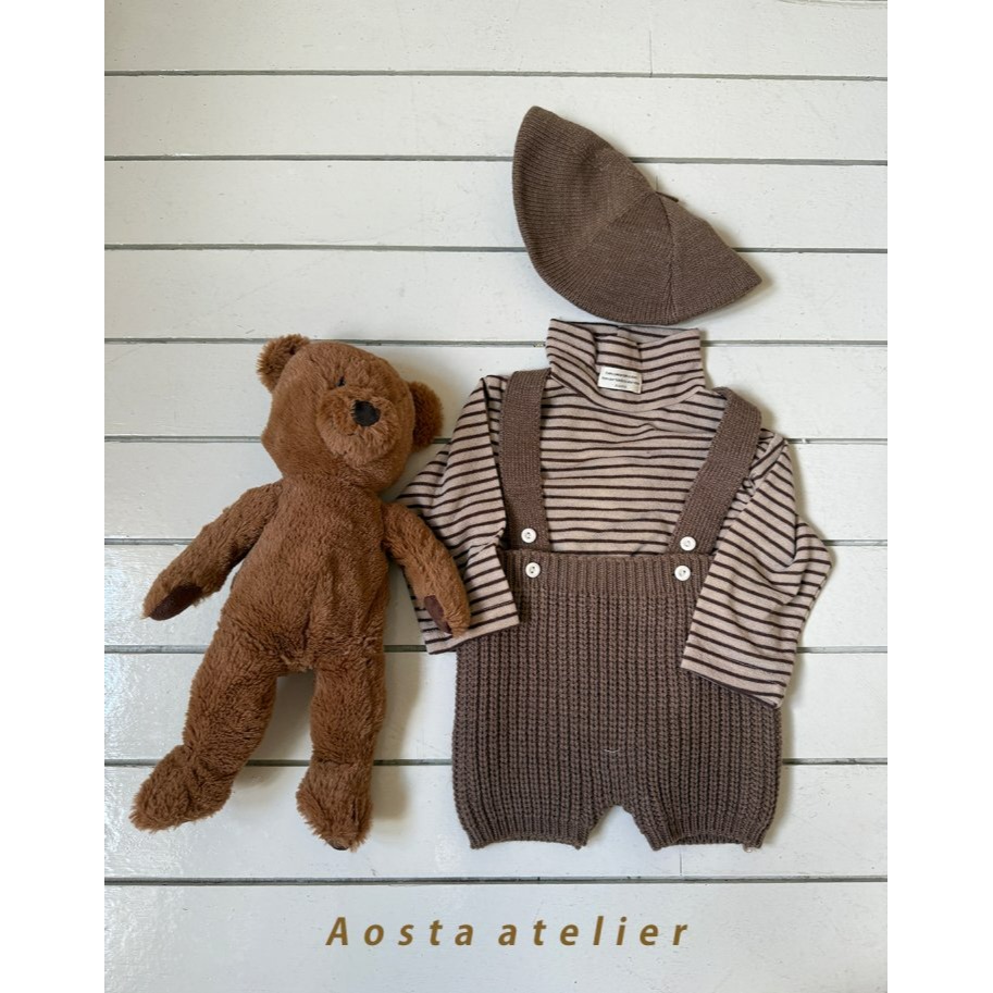 Aosta 另帶褲 아오스타 니트오버롤즈-細節圖5