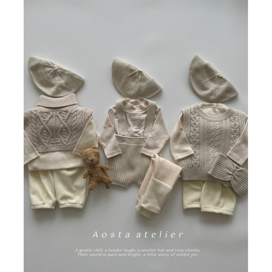 Aosta 另帶褲 아오스타 니트오버롤즈-細節圖8